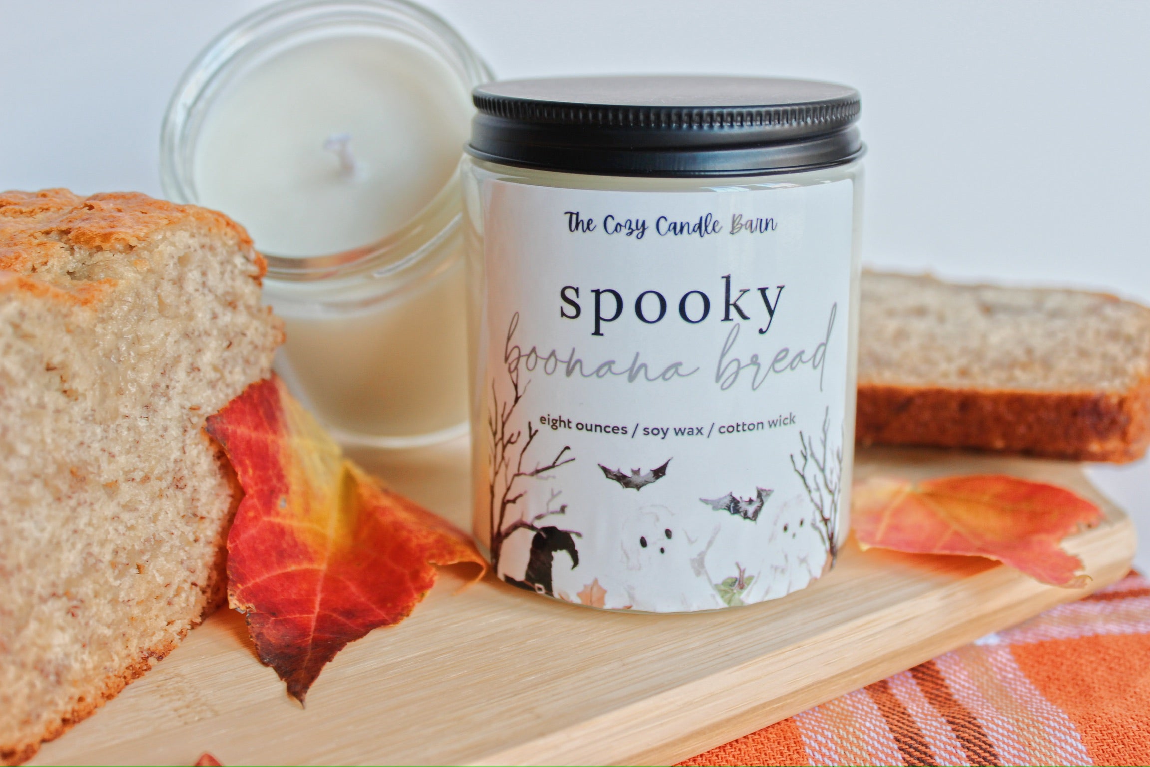 Spooky Boo-nana Bread